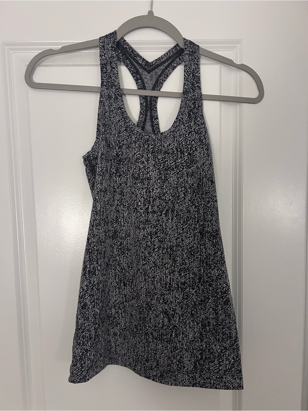 Lululemon Black/Gray Racerback Workout Tank - Women